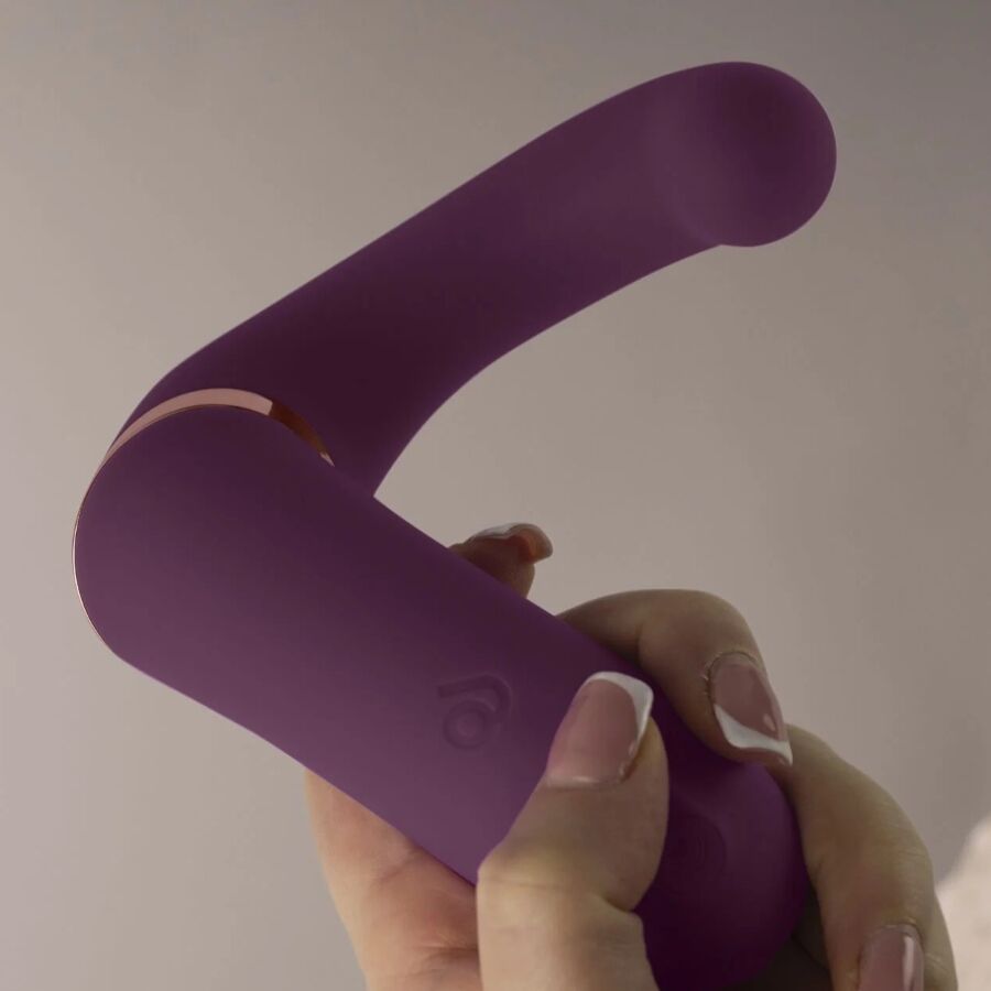 ROCKS-OFF - GEMINI DOUBLE VIBRATEUR STIMULATEUR DE CLITORIS POINT G VIOLET – Image 4