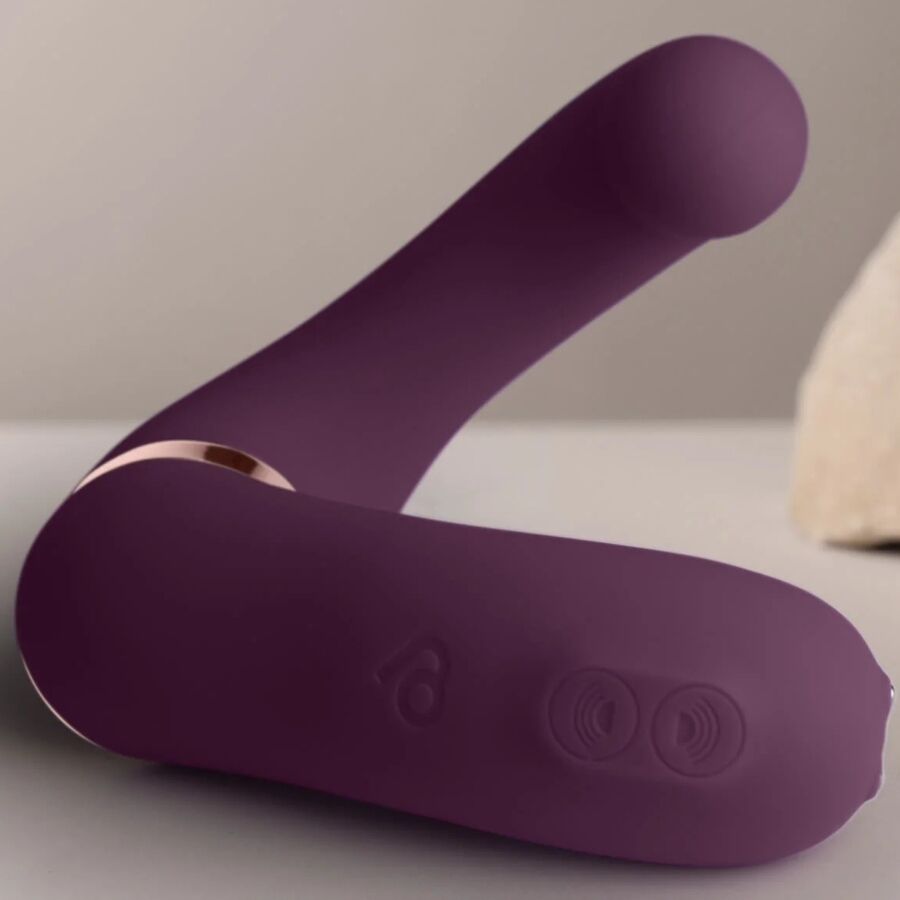 ROCKS-OFF - GEMINI DOUBLE VIBRATEUR STIMULATEUR DE CLITORIS POINT G VIOLET – Image 5