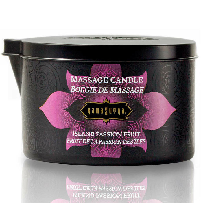KAMASUTRA - BOUGIE DE MASSAGE ÎLE DE LA PASSION 170GR – Image 2