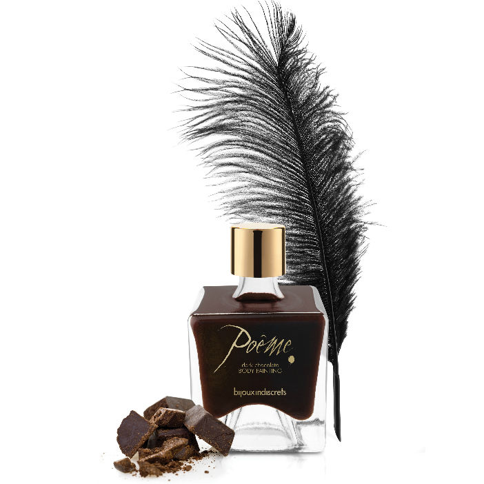 BIJOUX - POEME PEINTURE COMESTIBLE CHOCOLAT NOIR 50 GR – Image 2
