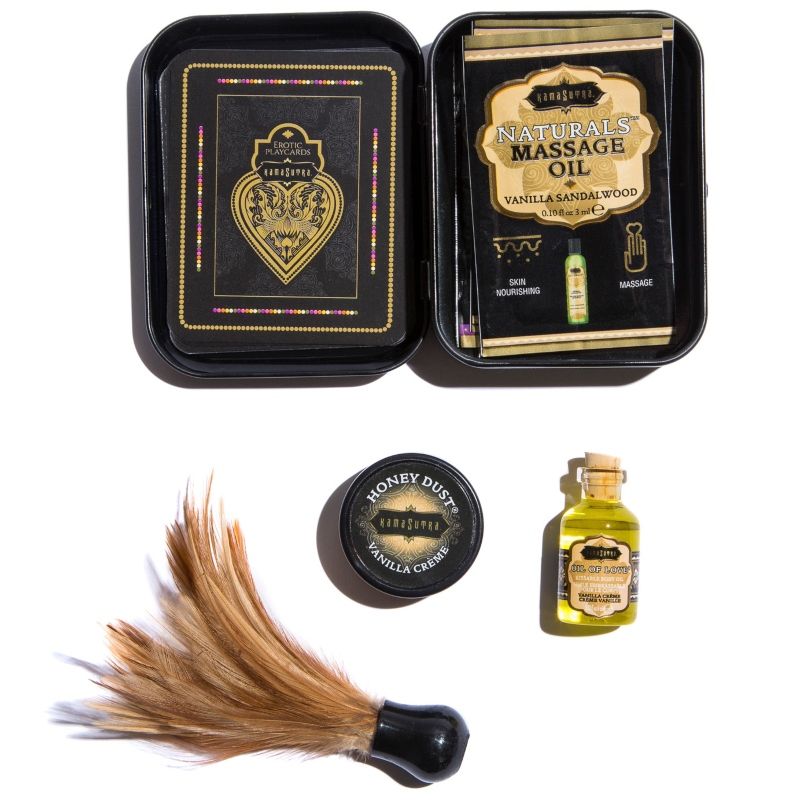 KAMASUTRA - WEEKENDER KIT EN ÉTAIN VANILLE CRÈME VANILLE – Image 3