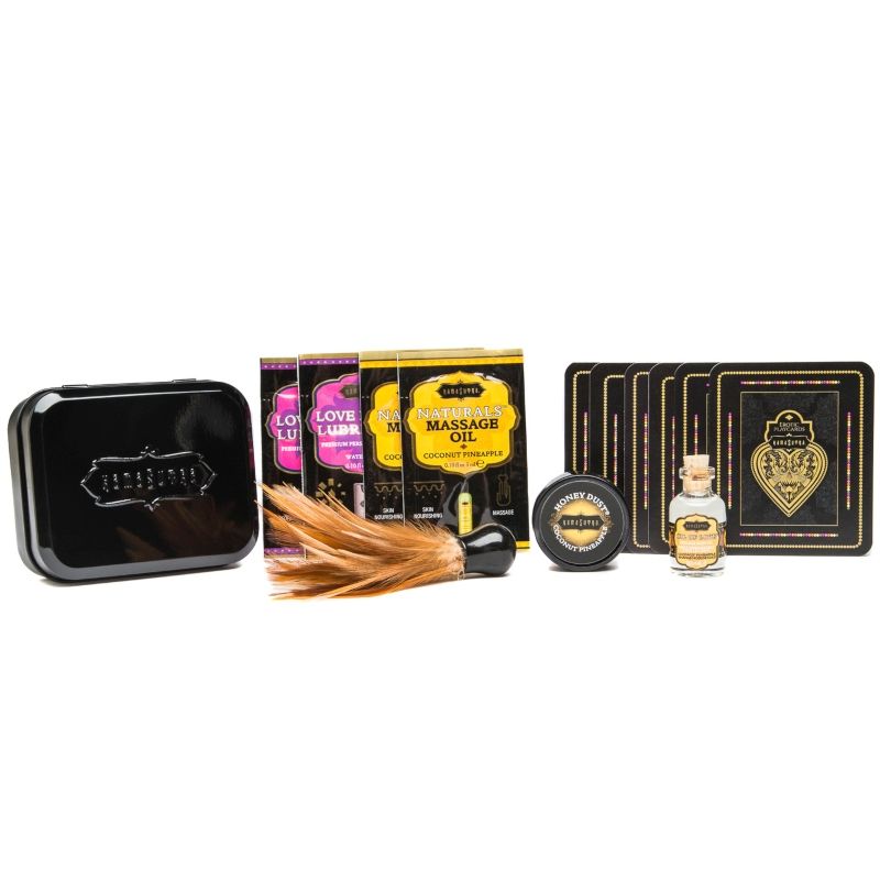 KAMASUTRA - WEEKENDER KIT EN BOÎTE COCO ET ANANAS – Image 3