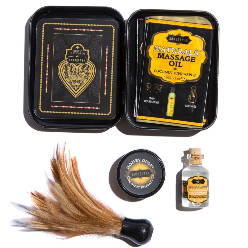 KAMASUTRA - WEEKENDER KIT EN BOÎTE COCO ET ANANAS – Image 4