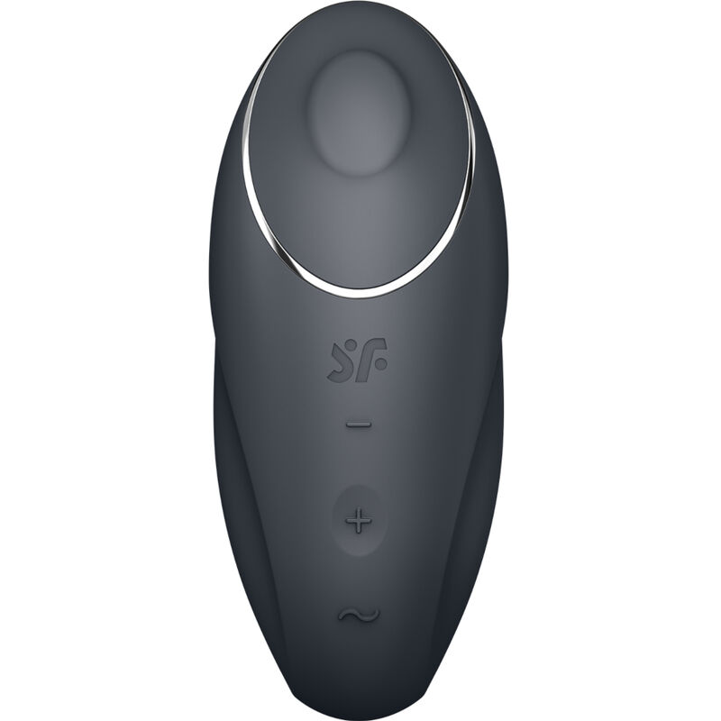 SATISFYER - TAP & CLIMAX 1 VIBRATEUR LAY-ON NOIR – Image 2