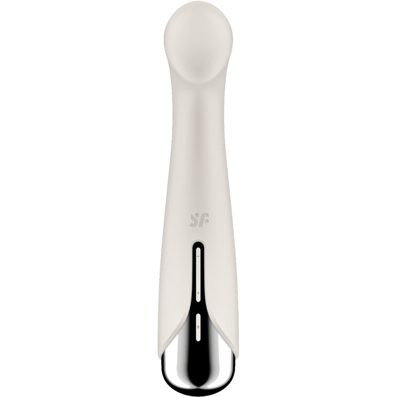 SATISFYER - SPINNING G-SPORT 1 VIBRATEUR ROTATOR BEIGE – Image 2