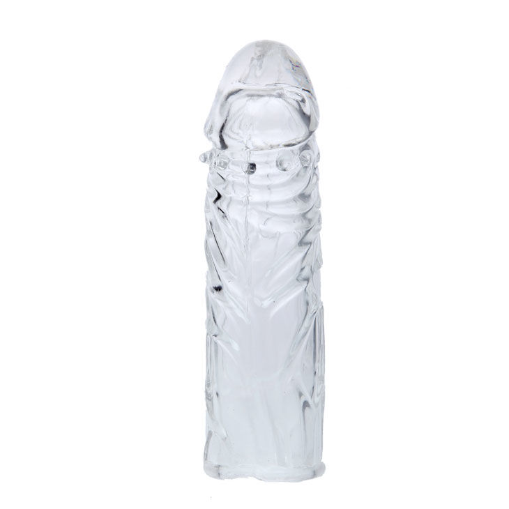 BAILE - COUVERCLE DE PÉNIS EN SILICONE TRANSPARENT 13 CM – Image 2