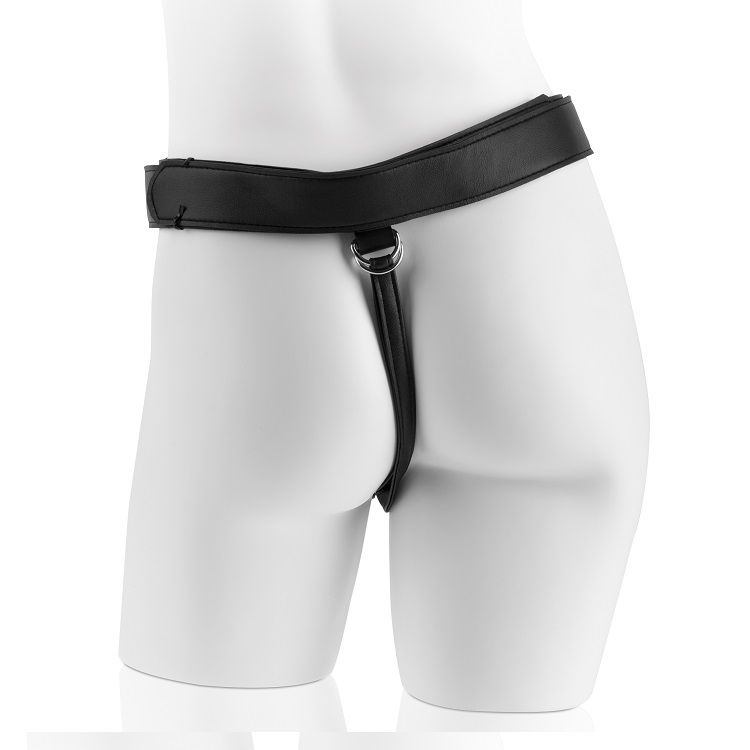 KING COCK - HARNAIS AVEC PÉNIS NOIR RÉALISTE 22,9 CM – Image 2