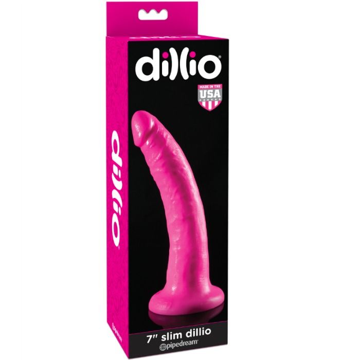 DILLIO - DILDO 17.8 CM - ROSE – Image 2