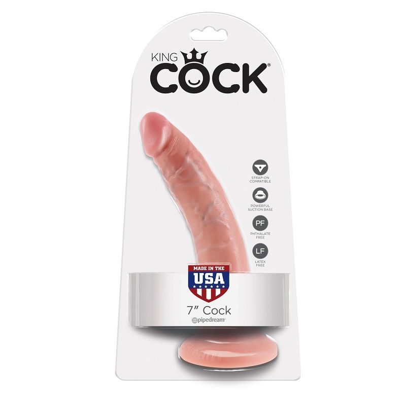 KING COCK - 7 CHAIR DE GODE 17.8 CM – Image 2