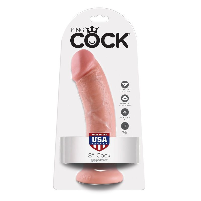 KING COCK - 8 CHAIR DE GODE 20.3 CM – Image 2