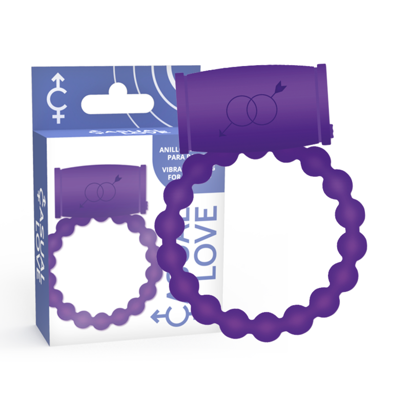CASUAL LOVE - ANNEAU VIBRATEUR COUPLE 25 VIOLET – Image 2
