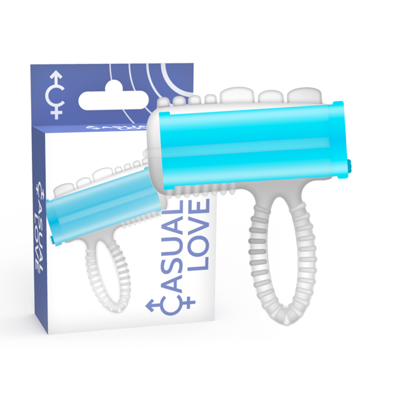 CASUAL LOVE - RING TONGUE VIBRATING BLEU – Image 2
