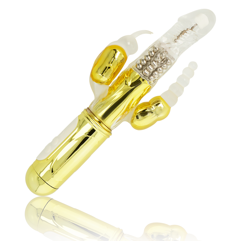 OHMAMA - VIBRATEUR MULTIFONCTIONNEL DORÉ – Image 2