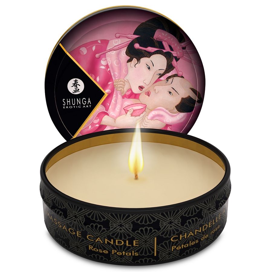SHUNGA - MINI CARESSE À LA BOUGIE PRÉSENTOIR BOUGIES DE MASSAGE 24 UNITÉS – Image 2