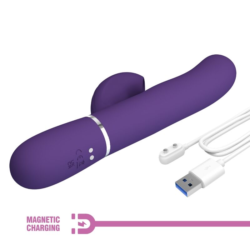 PRETTY LOVE - PERLITA VIBRATEUR G-SPOT 3 EN 1 MULTIFONCTION VIOLET – Image 10