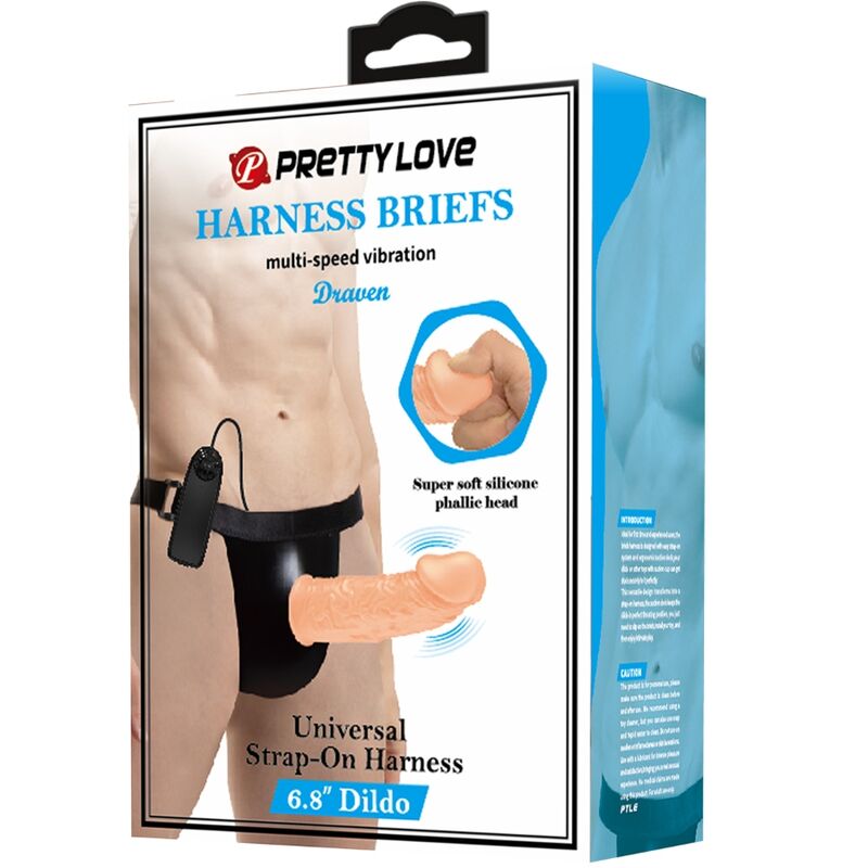 PRETTY LOVE - SLIP HARNAIS AVEC GODE VIBRANT INCLUS – Image 11