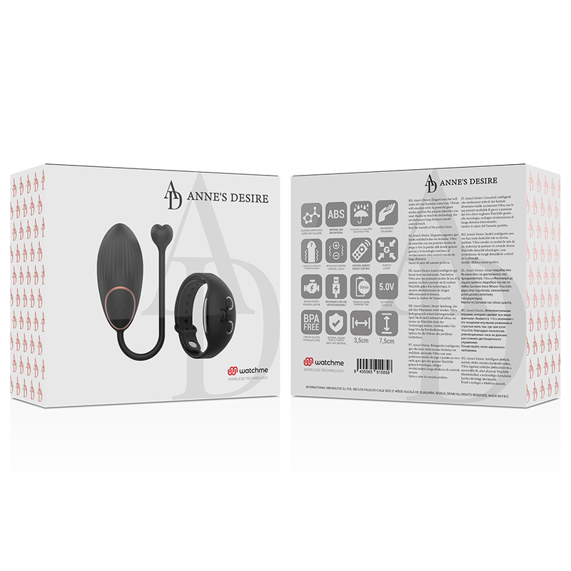 ANNE'S DESIRE - EGG TÉLÉCOMMANDE WATCHME NOIR – Image 11