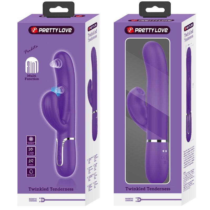 PRETTY LOVE - PERLITA VIBRATEUR G-SPOT 3 EN 1 MULTIFONCTION VIOLET – Image 11