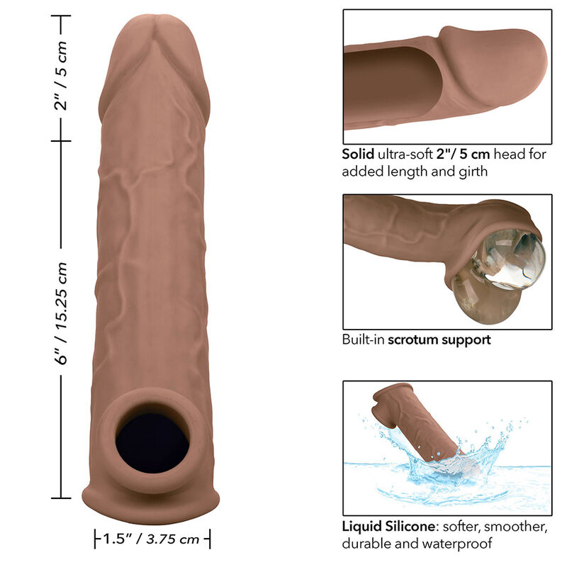 CALEXOTICS - EXTENSION PERFORMANCE MAXX LIFE-LIKE 8 PEAU MARRON – Image 11