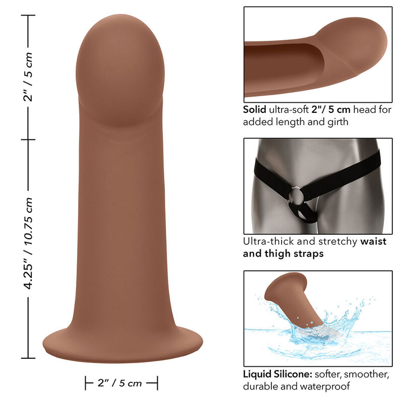 CALEXOTICS - EXTENSION PERFORMANCE MAXX AVEC HARNAIS PEAU BRUN – Image 13