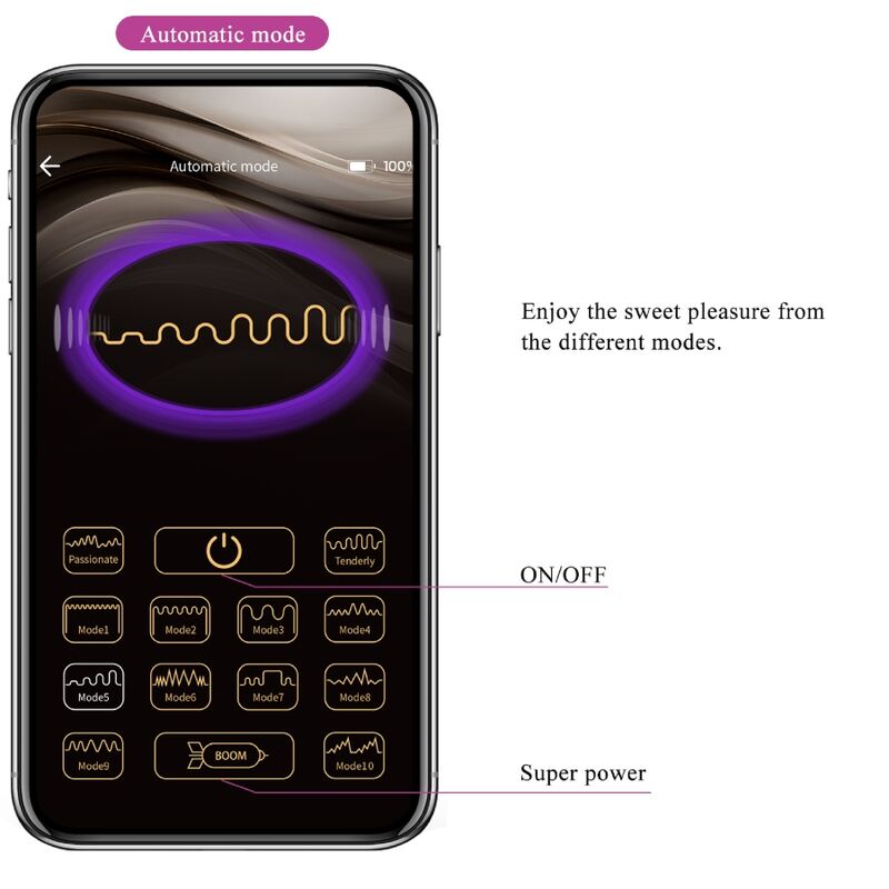 PRETTY LOVE - ETHAN VIBRATEUR RECHARGEABLE VIOLET – Image 15