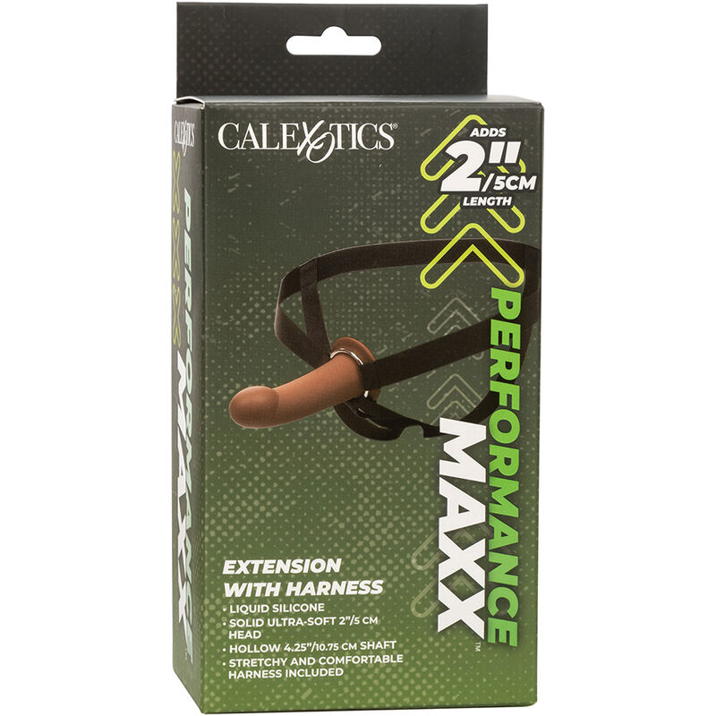CALEXOTICS - EXTENSION PERFORMANCE MAXX AVEC HARNAIS PEAU BRUN – Image 16