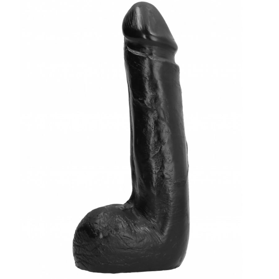 ALL BLACK - GODE RÉALISTE NOIR DOUX 20 CM – Image 2