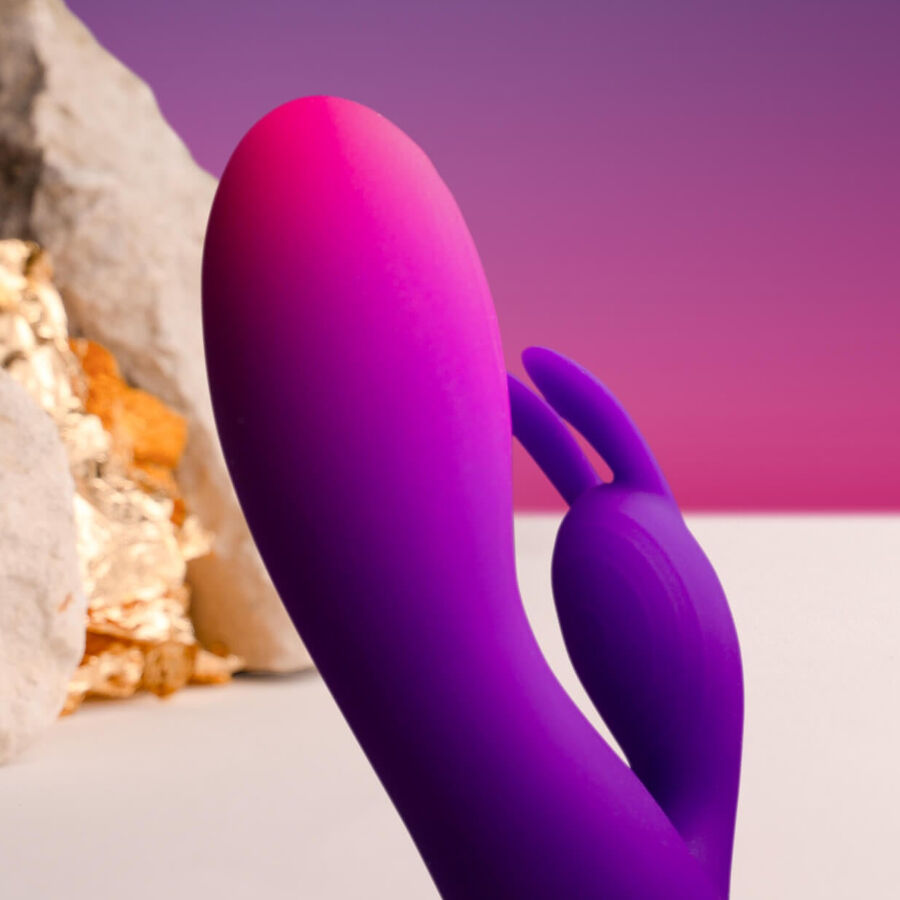 ROCKS-OFF - GLO-GIRL VIBRATEUR LAPIN VIOLET – Image 2