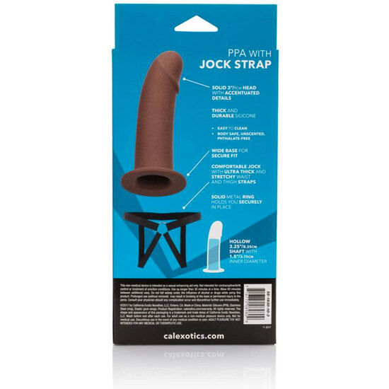 CALEXOTICS - PPA AVEC JOCK STRAP MARRON – Image 2
