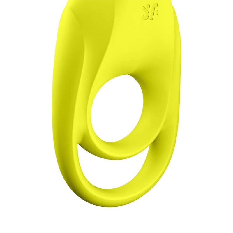 SATISFYER - VIBRATEUR ANNEAU SPECTACULAIRE DUO JAUNE – Image 2