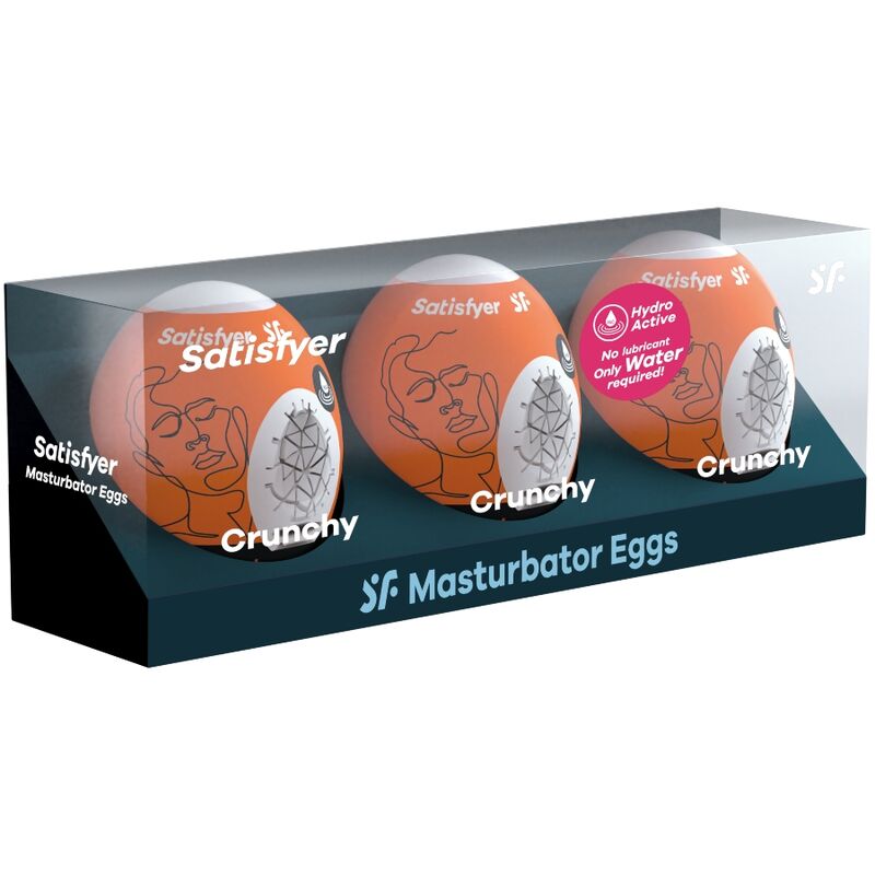 SATISFYER - 3 OEUFS MASTURBATEURS NAUGHTY, SAVAGE & CRUNCHY – Image 2