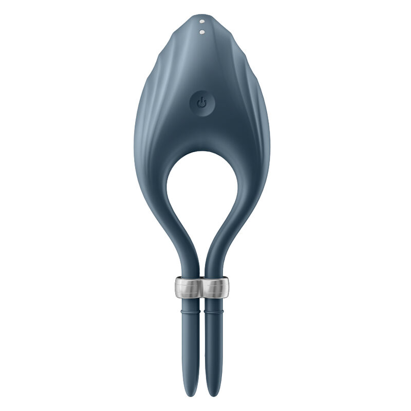 SATISFYER - VIBRATEUR ANNEAU DUELIST GRIS – Image 2
