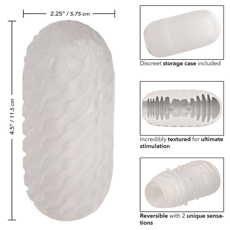 CALEXOTICS - STROKER CÔTELÉ RÉVERSIBLE – Image 3