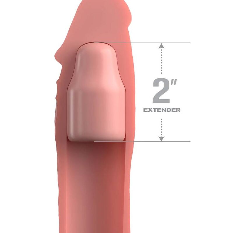 FANTASY X- TENSIONS - PIPEDREAMS EXTENSION W SANGLE 15,24 CM PEAU – Image 2