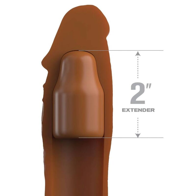 FANTASY X- TENSIONS - POCHETTE PIPEDREAMS 20,32 CM + 5,00 CM INCH PLUG CARAMEL – Image 2