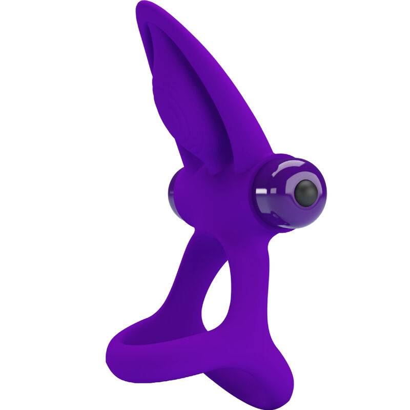 PRETTY LOVE - ANNEAU VIBRATEUR 10 VIBRATIONS SILICONE VIOLETTE – Image 2