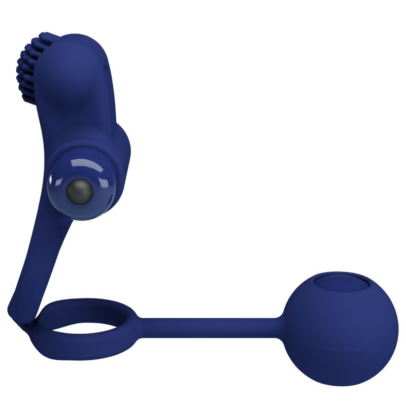 PRETTY LOVE - REMINGTON DOUBLE ANNEAU VIBRANT AVEC PLUG BLEU – Image 2