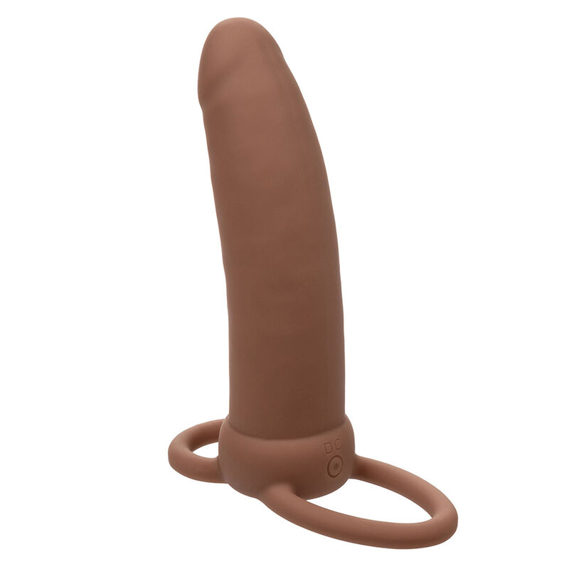 CALEXOTICS - MAXX THICK DOUBLE PÉNÉTRATEUR 10 VIBRATIONS MARRON – Image 3