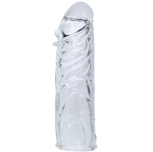 BAILE - HOUSSE DE PÉNIS EN SILICONE STIMULANTE ROSE 13 CM – Image 3