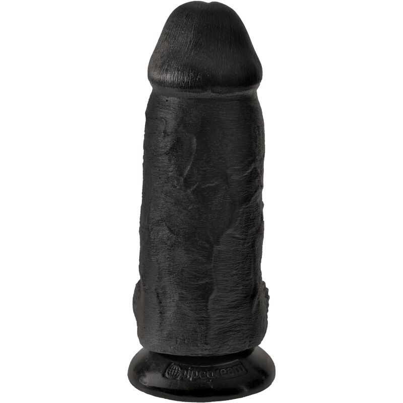 KING COCK - PÉNIS RÉALISTE CHUBBY 23 CM NOIR – Image 2