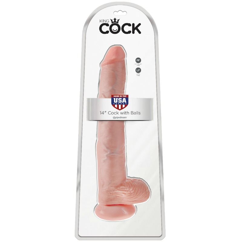 KING COCK - GODE AVEC COUILLES 35.6 CM - CHAIR – Image 2