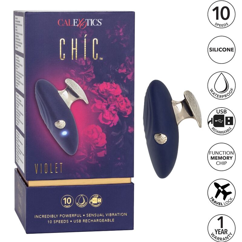 CALEXOTICS - STIMMULATEUR CHIC VIOLETTE 10 VITESSES – Image 2