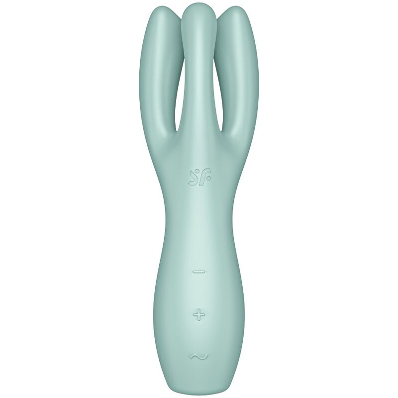 SATISFYER - VIBRATEUR THREESOME 3 MENTHE – Image 2