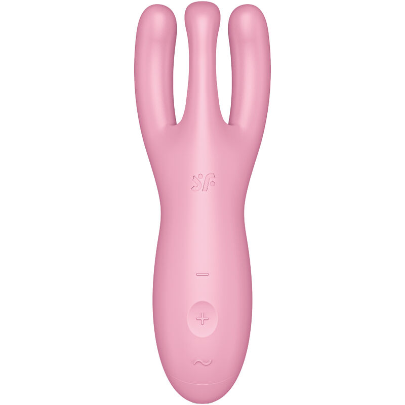 SATISFYER - APPLICATION VIBRATEUR THREESOME 4 ROSE – Image 2