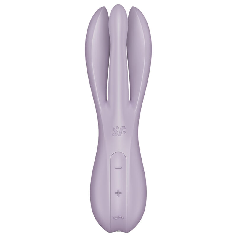 SATISFYER - VIBRATEUR THREESOME 2 VIOLET – Image 2