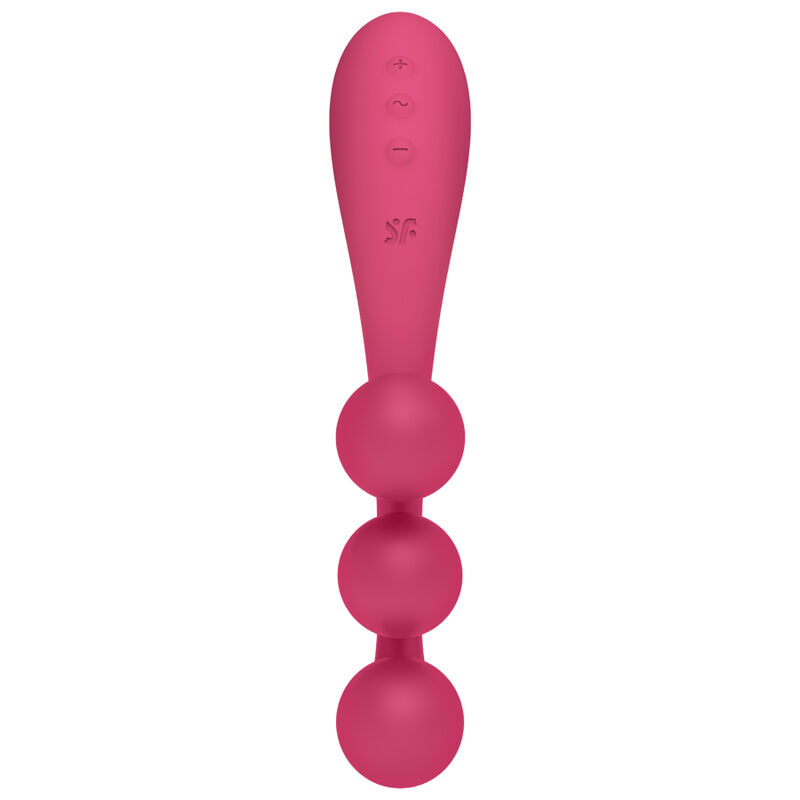 SATISFYER - VIBRATEUR MULTI TRI BALL 1 ROUGE – Image 2