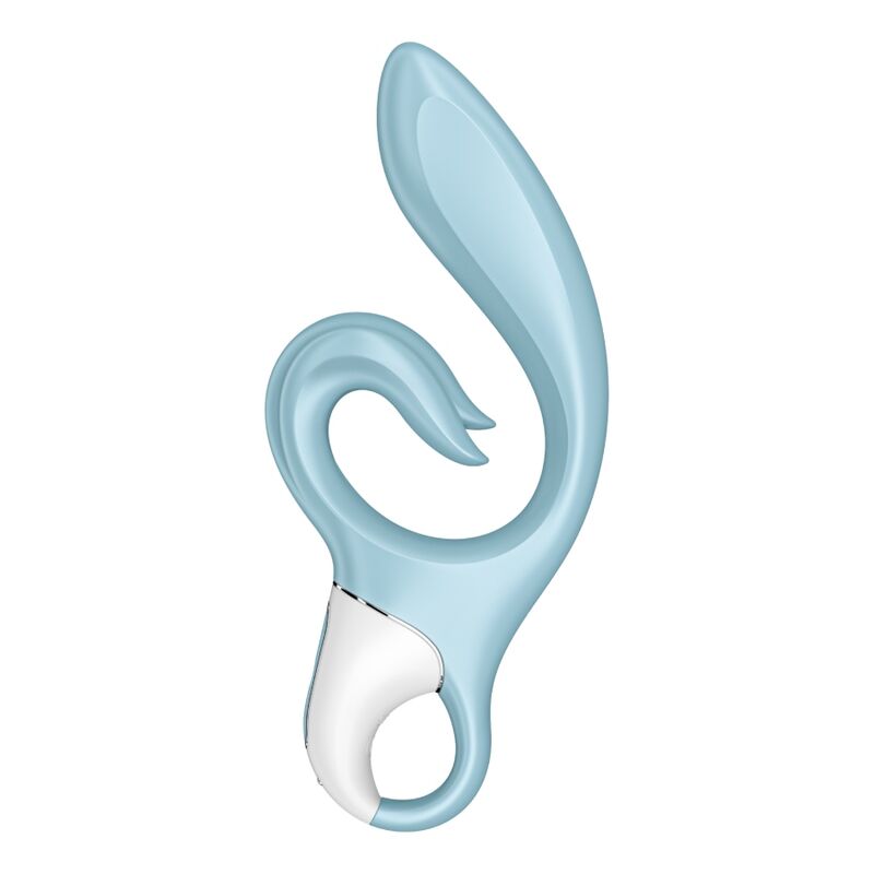 SATISFYER - LOVE ME RABBIT VIBRATION BLEU – Image 2