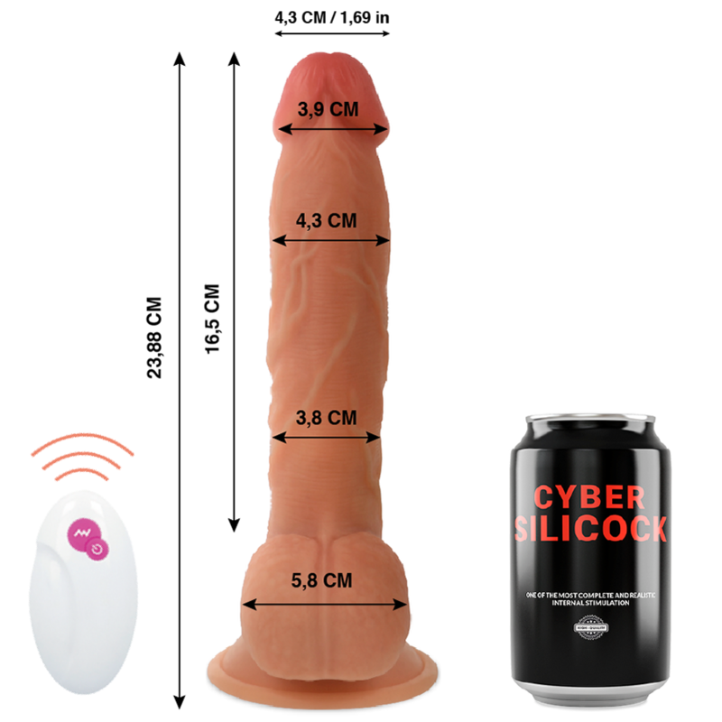 CYBER SILICOCK - TÉLÉCOMMANDE RÉALISTE MASTER BEN 23.88 CM -O- 4.3 CM – Image 2