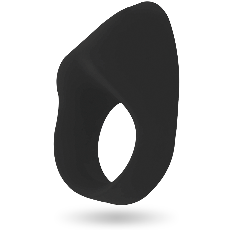 INTENSE - ANNEAU VIBRATEUR RECHARGEABLE NOIR OTO – Image 2