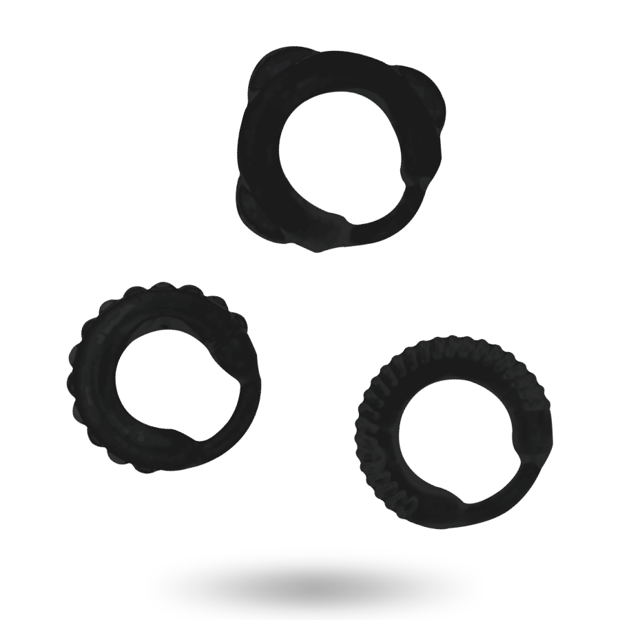 ADDICTED TOYS - ENSEMBLE C-RING NOIR – Image 2